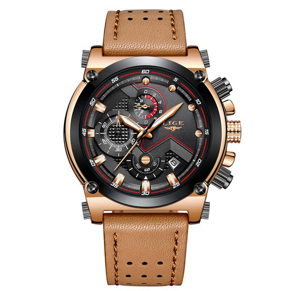 Luxor lige classic leather watch online