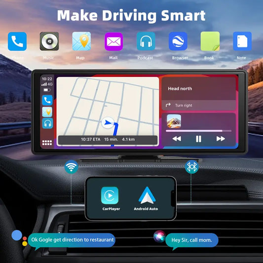 Luxor Smart Car Stereo Carplay Android Auto™