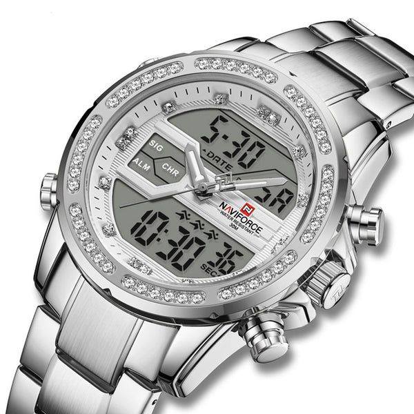 Luxor Silver Diamond Prince Watch™