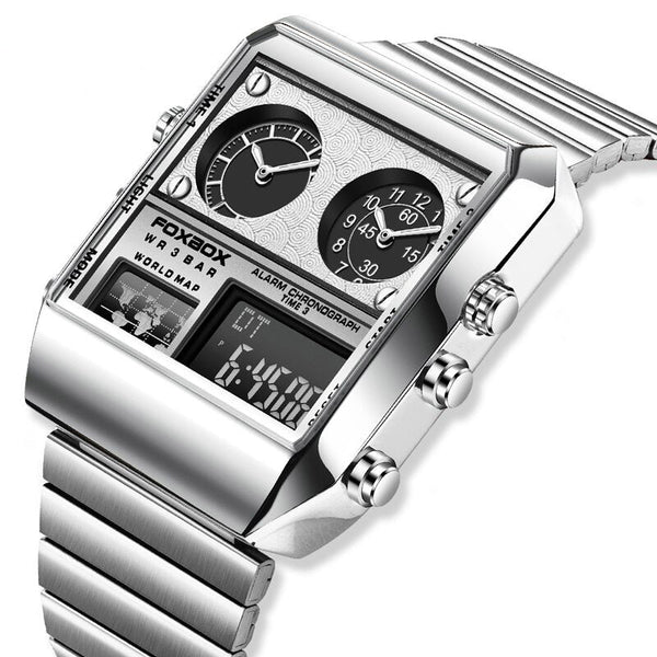 Luxor Premium Silver Foxbox Watch™